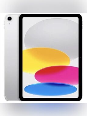 APPLE IPAD 10TH GENERATION, SILVER, WITH CASE IN BOX!!!